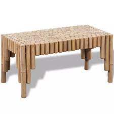 Stacked bamboo square side or coffee table. Tidyard Bamboo Coffee Table Handmade End Side This Bamboo Espresso Desk With Its Easy But Hanging Design Will M Couchtisch Holz Wohnzimmertische Kaffeetisch