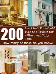 200 Practical Household Tips And Tricks For A Clean And Tidy Home Household Hacks Household Cleaning