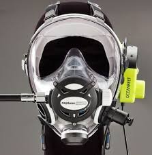 G Divers Full Face Mask Gsm G Divers White Ocean Reef Connecting Divers Scuba Diving Gear Scuba Diving Scuba Diving Equipment