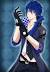 Pretty Blue Hair Anime Girl