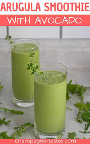 Arugula Smoothie With Avocado Recipe Arugula Smoothie Avocado Smoothie Diet Smoothie Recipes