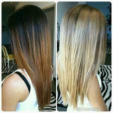 2 Sessions Going Light From Permanent Hair Color About 6 Hour Services Each But Worth The Time Bala Balayage Hair Blonde Brunette To Blonde Light Hair Color
