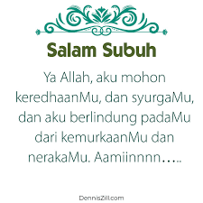 Dengan nama allah yang maha pengasih lagi maha penyayang. Assalamualaikum Selamat Pagi Salam Jumaat Dennis Zill