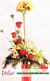 Perfectos para una celebración en el día de san valentín. 10 Best For Arreglos Florales De Rosas Rojas Y Girasoles Mois Sanit