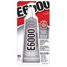 E6000 2 Fl Oz Clear Adhesive 237032 The Home Depot Glue Crafts Adhesive Strongest Glue