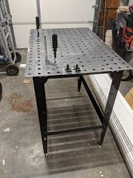 Klutch Steel Welding Table With Tool Kit 36in L X 24in W X 33 1 4in H In 2020 Welding Table Welding Table For Sale Welding Tables