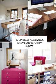 We own plenty of ikea furniture, especially, from our early years of marriage. 10 Diy Ikea Alex Alex Ekby Hacks To Try Now Shelterness