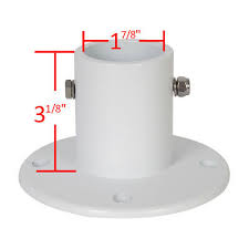 Please note：these flange holder not suitable for hang heavy objects or fixed ladder. Blue Wave Ne1228pr Aluminum Deck Flanges For Above Ground Pool Ladder Pair 15 84 Picclick