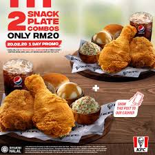 We all know that malaysia is a food obsessed nation. Kfc S Promotion For 2 Snack Plate Combos Rm20