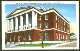 Post Office Harrisonburg Va Postcard 30s Ebay Harrisonburg Post Office Harrisonburg Virginia