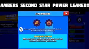 Star power brawl stars complete list will let you know which star is best and which is worst. Ambers Second Star Power Leaked Brawl Leaks Brawl Stars Youtube