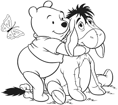 Try to color cartoons characters to unexpected colors! Free Printable Winnie The Pooh Coloring Pages For Kids