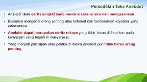 Partisipan (tokoh cerita dalam teks anekdot ) bisa orang bisa kejadian/ peristiwa 2. Kritik Dan Humor Dalam Layanan Publik Ppt Download
