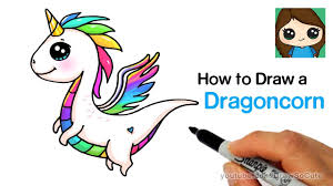 © © all rights reserved. How To Draw A Dragon Unicorn Dragoncorn Youtube