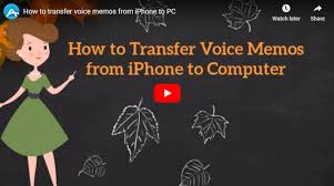 Transfer Voice Memos From Iphone To Pc