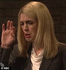 Anne Hathaway pokes fun at Claire Danes and Katie Holmes during hilarious  performance