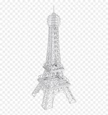 Illustration of the eiffel tower on a vintage background with flowers. Steeple Hd Png Download Vhv
