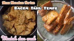 Sebagai variasi dalam pembuatan bacem, dapat ditambahkan sedikit asam jawa ketika perebusan; Bacem Tahu Tempe Tanpa Air Kelapa Mudah Dan Enak Olahan Tahu Tempe Youtube