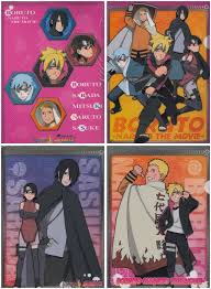 Amazon.co.jp: Boruto Bolt – Naruto The Movie – (Theater Version Naruto)  Clear File Set Bolt & Mist & Salad & Naruto & Sasuke Gathering Pattern X 1  Sheet, Bolt & Naruto &