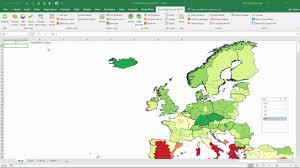 how to create a statistics map for europe nuts levels 0 1 2