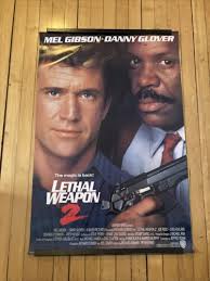 Original 1989 Lethal Weapon 2 Movie Poster Rolled One Sheet Authentic!  27x40