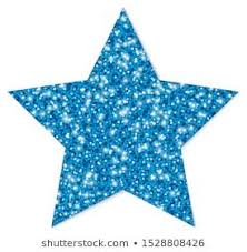 Single Blue Glitter Star Sparkling With Shadow Light Blue Aesthetic Stock Images Free Blue Aesthetic