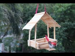 Bird House Crafts For Kids Youtube Diy Best Out Of Waste Popsicle Sticks House Birds House Making Craft For Kids School Bird Houses Ideas Diy Popsicle Stick Houses Garden Crafts For Kids