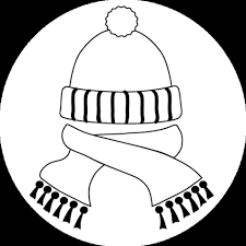 Make a fun coloring book out of family photos wi. Winter Scarf And Hat Coloring Page Free Image Download