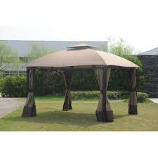 Sunjoy Big Lots 11x13 South Hampton Gazebo Canopy Fabric Gazebo Outdoor Gazebos Patio Gazebo