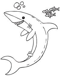 Easy, step by step shark drawing tutorial. Shark To Color Coloring Home