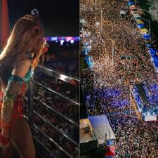 Anitta interrompe trio em São Luís, expõe suspeito de furto e vira xerife do Carnaval