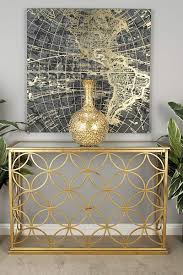 Metal Glass Console Table Gold Console Table Living Room Metal Console Table Console Table Decorating