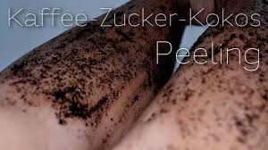 Peeling und waffe gegen cellulite. Diy Kokos Kaffee Zucker Peeling Ganz Einfach Und Schnell Youtube