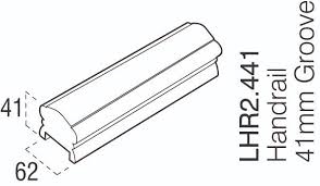 We offer a wide range of timber handrail options in both pine and oak that can be purchased to fit your choice of either 32mm or 41mm spindles. Low Profile Stair Handrail 32mm Blueprint Joinery