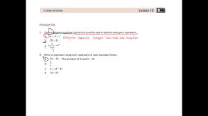 Then, write a multiplication sentence. Read Expressions In Which Letters Stand For Numbers Solutions Examples Worksheets Videos Lesson Plans