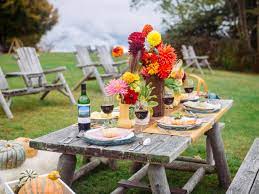 Food and wine pairing party Fall Entertaining Idea Farm To Table Dinner Party Hgtv