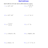 Derivatives practice worksheet math 1a, section 103. 1