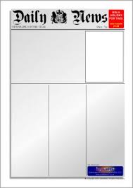 Editable Newspaper Templates Sb6536 Sparklebox Newspaper Template Blank Newspaper Newspaper Article Template