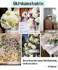 Our selection of silk floral arrangements, flower petals, ribbon and decorative accessories will help you put together a stunning display. Luluhouse Silk Hydrangea Heads With Stems Baby Pink Artificial Flower Heads Diy Wedding Centerpiece Home Party Baby Shower Decor Baby Pink 10 Pricepulse