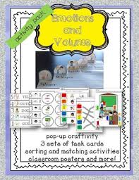 Volume And Emotions Scale Social Skills 5 Point Chart Special Education