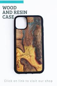 Iphone 11 Wood And Resin Case Cover Handmade By Woodspirit Wood Resin Wood Case Wooden Case