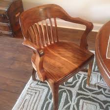My Refinished Johnson Chair Company Classic Banker S Chair Snatched This Beauty For 25 At A Store In Washington Refurbished Furniture Occasional Chairs Chair
