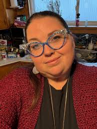 Sparkly sweater DIY project result