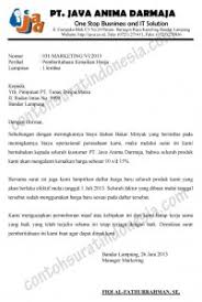 Contoh Surat Pemberitahuan Kenaikan Gaji Karyawan Contoh Seputar Surat