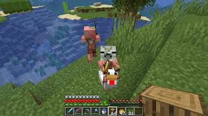 Maybe you would like to learn more about one of these? So I Guess This Is Possible Came Back To Find This Little Guy Hanging Outside My Portal With His Dad Minecraft