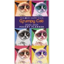 Grumpy Cat 2020 Planner Calendars Com Planner Calendar Pocket Planner Grumpy Cat