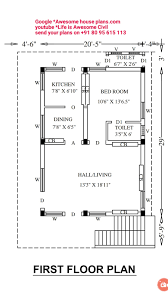 30x50 duplex house plans north facing (see. Awesome House Plans 20 X 30 North Face 3 Floor Owner With Rent House Plan With 3d Front Elevation Design