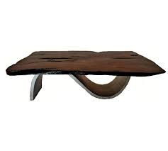 6 stylish coffee table designs. Mexports By Susana Molina Rustic Elegant Coffee Table Combining Contemporary Wrought Iron Base With Rectangular Live Edge Mesquite Wood Top Wayfair