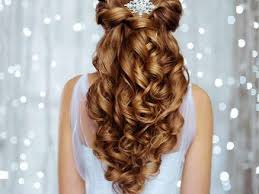 See more ideas about long hair styles, hair styles, hair beauty. 50 Simple Bridal Hairstyles For Curly Hair