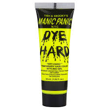 Permanent black hair dye got on my blue blazer. Amazon Com Manic Panic Electric Banana Yellow Hair Color Gel Dye Hard Temporary Washable Yellow Hair Styling Gel For Kids Adults Glows Under Black Lights Chemical Hair Dyes Beauty